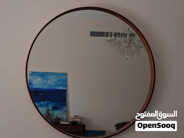 Hanging wall mirror. 100cm diameter.
