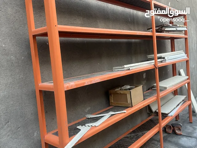 رف ألمنيوم طول 3 متر ورتفاع 2 ونص