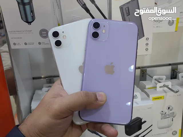 عرض خااص : iPhone 11 128gb هاتف نظيف جدا بحالة الوكالة  بدون مشاكل مع ضمان و ملحقات  و بأقل سعر لا ي