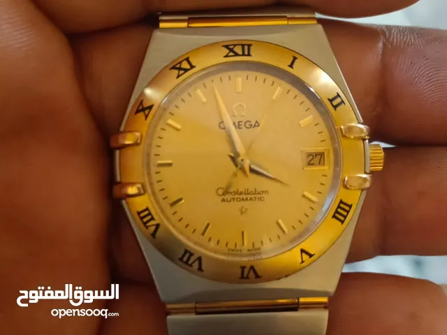Omega Constellation Diamond 18K Yellow   ساعة نادرة GOLD & Steel Watch‏