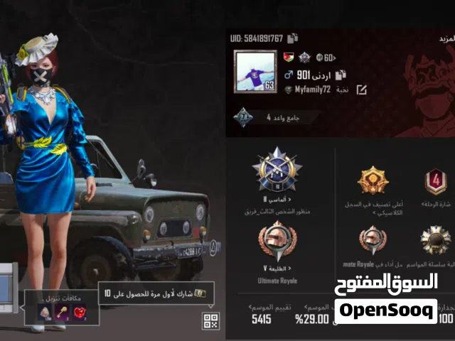 Pubg Accounts and Characters for Sale in Zarqa
