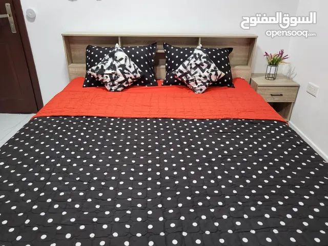 King Size Bed with Mattress, Pillows and Side Table for Sale