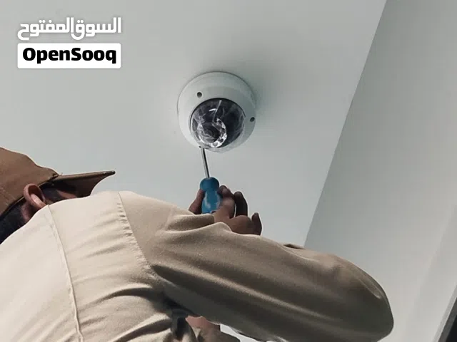 صيانه وتنصيب كامرات المراقبة كافت الانواع