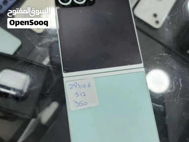 Samsung Z flip 6  512GB بحالة الوكالة بسعر  مميز جدا مكفول