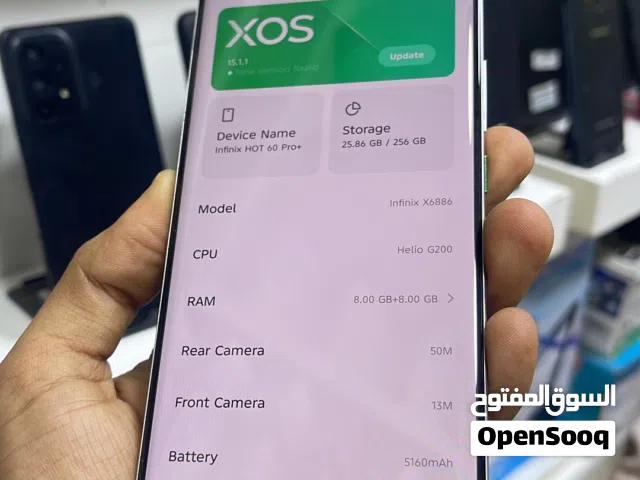 Infinix Hot 60 Pro Plus 256 GB in Sana'a