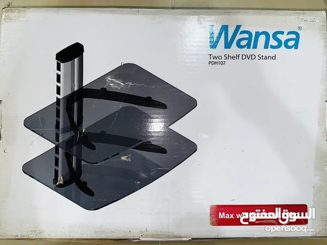 Brand New WANSA Two-Shelf DVD Stand – Sleek Design Durable Build & Ample Space for Your Devices