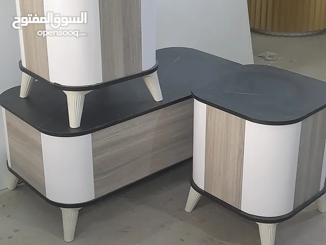 طاولات وسط مكون من ثلاث قطع خشب لامنيت 18م الون حسب الطلب مقاسات كبيره