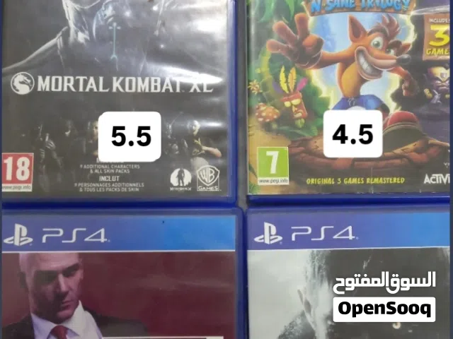 شريط سوني 4 ويشتغل على السوني 5 وجميعهم بحاله ممتازه والعرض فتره محدوده اذا خذيتهم كلهم فقط 20 ريال