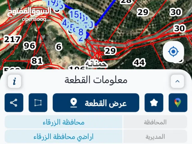 قطعه ارض مميزه وسعر مميز مطله عنبع ماء تصلح لعمل شاليهات ومزارع ومطاعم