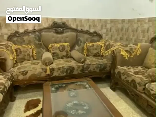 طقم كنب خشب محفور