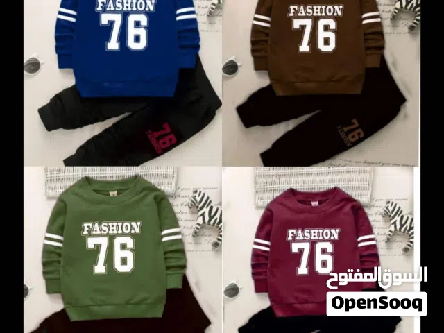 طقوم صبيانية اولادية و بناتية خامة قطن  المقاسات موضحة على الصور