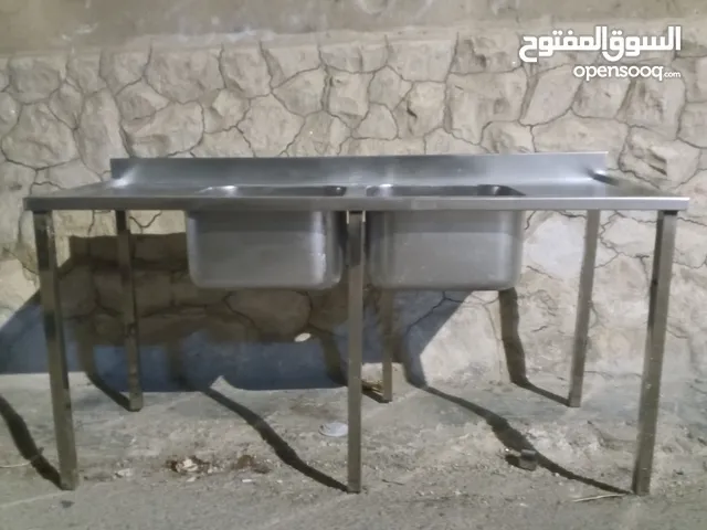مجلى وطولات عدد 2 ستيل طبي اصلي مجلى حوضين ستيل طبي طوله ستيل طبي اصلي مترين في مترين 70 للبع