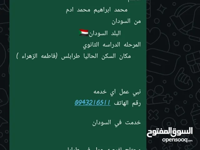 بحث عمل في طرابلس