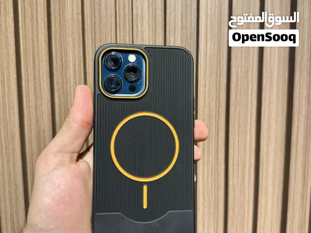 iPhone 12 Pro max 256g بحالة ممتازة كفالة استرداد نقدي لون ازرق بسعر مميز