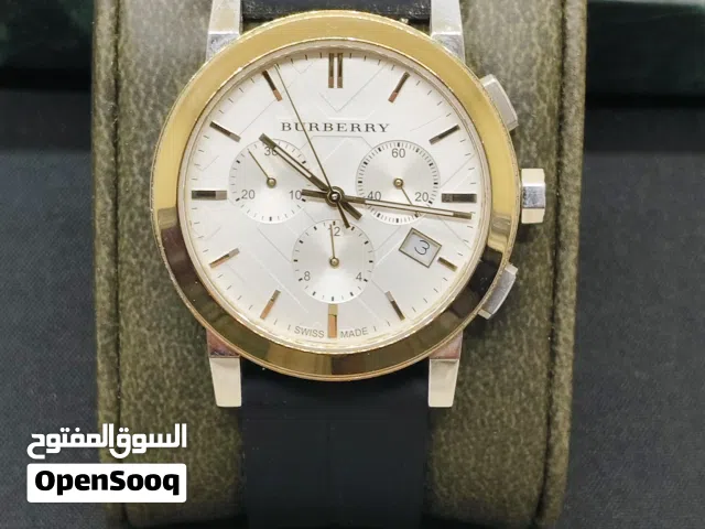 BURBERRY BU9751 THE CITY Chronograph Two-Tone Gold 38mm Unisex Watch Only Watch