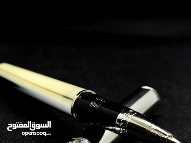 قلم بولغاري تشكيلة رويال اوماس الملكية فضية من الفضة والقرن لهواة جمع الأقلام والتحف Bvlgari Pen