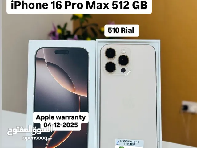 iPhone 16 Pro Max 512 GB Great Phone - Box Piece with warranty