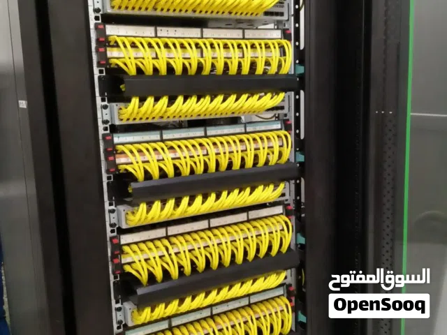 اعمال الداتا والكاميرات  والاختبارات فلوك تست OTDR