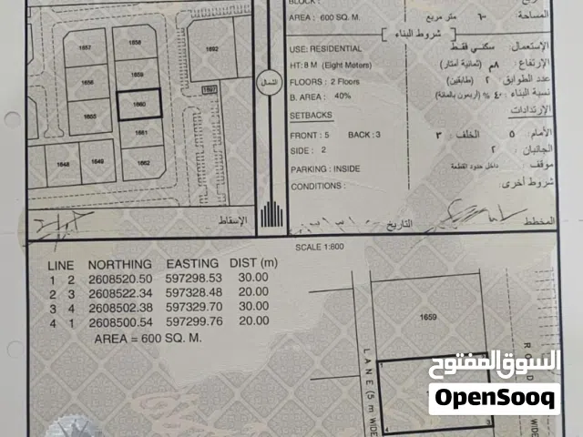Residential Land for Sale in Al Batinah Al Masnaah