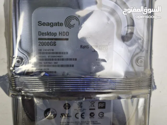Brand new in original sealed Seagate 2TB 3.5" Hard Disk Drive