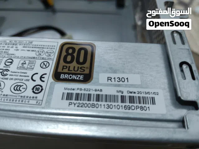 كيس acer low profile وباور 220w 80 bronze plus وقارئ cd كله اصلي