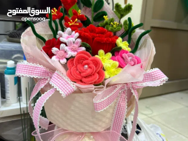 chenille stems flower bouquet- pipe cleaners flower bouquet - valentine bouquet - birthday bouquet