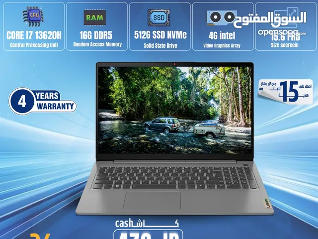 LENOVO LAPTOP CORE I7 13 TH لينوفو لابتوب كور اي 7 جيل 13 بمعالجH