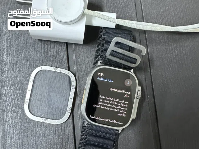 Apple Watch Ultra 1 – Natural Titanium  بطارية 100% – مستعملة نظيفة جداً
