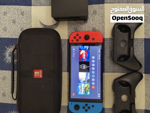 Nintendo switch oled modded with 256gb with all the bells and whistles