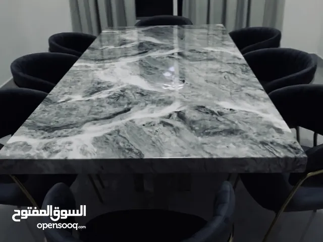 Marble dining table 8 peopls