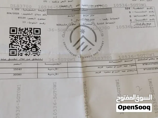 Residential Land for Sale in Salt Hay Al Kharabsheh