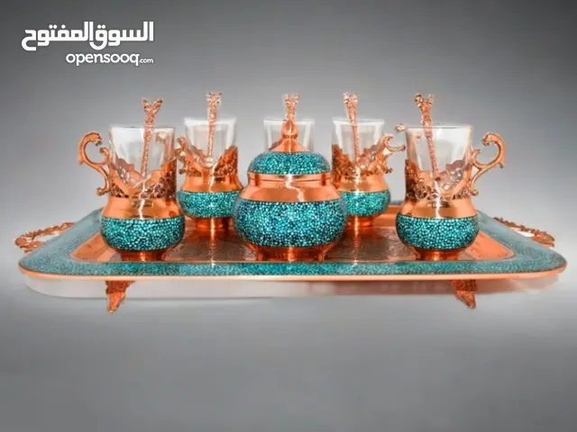 وعاء شاي مزخرف بالفيروز، جمال وفن في مكان واحد! بتصميم فريد من نوعه وشحن مجاني!