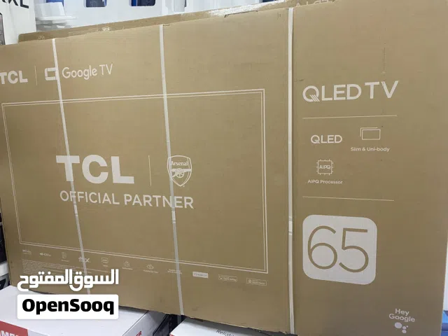 شاشة tcl اصلية شاريها وقاعدة مسكرة