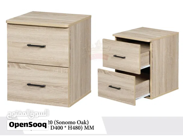 طاولة سرير جانبية جديدة تمامًا قطعتين Brand New Bed Side Table 2pcs
