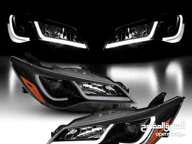 كشافات تويوتا كامري لون اسود يمشي مع موديل 2016-2017 AmeriLite Halogen من امازون أمريكا لم يستخدم