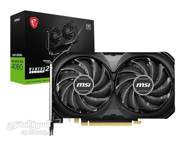 MSI GeForce RTX 4060 8GB Graphics Card 2xFan Ventus