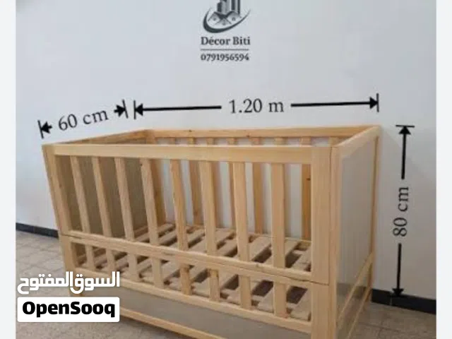 سرير طفل خشب امريكي