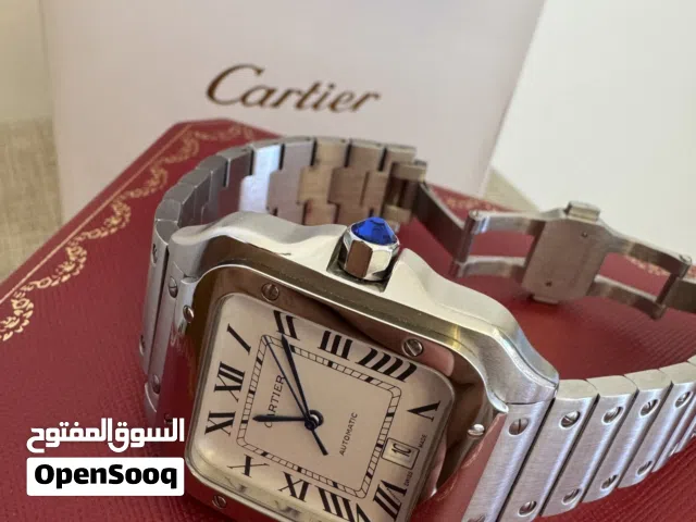 ساعة كارتييه سانتوس سوبر ماستر الرجالية فخمة للمناسبات. للبيع