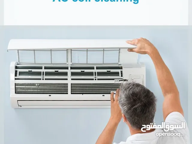 AC repair service cleaning gas filing water remove