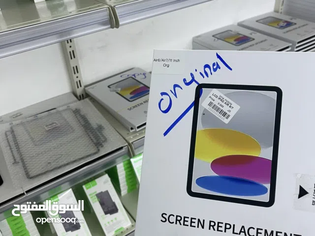 Screen Apple iPad Air 6/7 ( m2/m3 )  شاشة ايباد ابل اير 6/7 جديدة اصلية شركة  متوفرة شامل التركيب