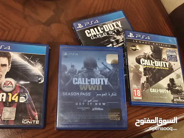 العاب PS4 للبيع بسعر 10 دنانير لأي لعبة