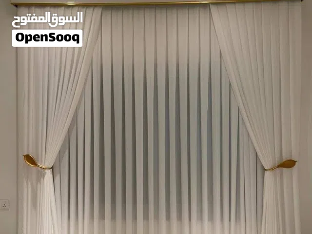 تفصيل ستائر حسب الطلب مع تنسيق كامل للاثاث