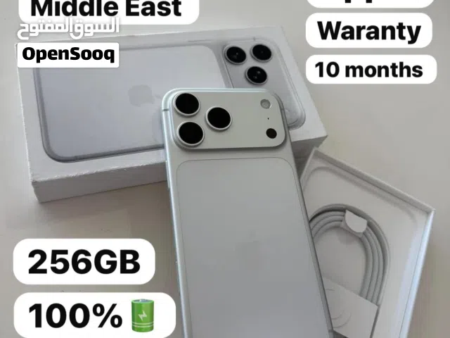 iPhone 17Promax 256Gb white color smooth Amazing device good condition