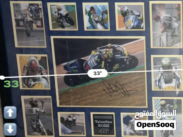 Autographed wall hanging montage Valentino Rossi #46 The Doctor