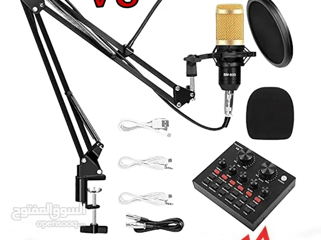 كرت صوت 8V مع ميكروفون للبث المباشر