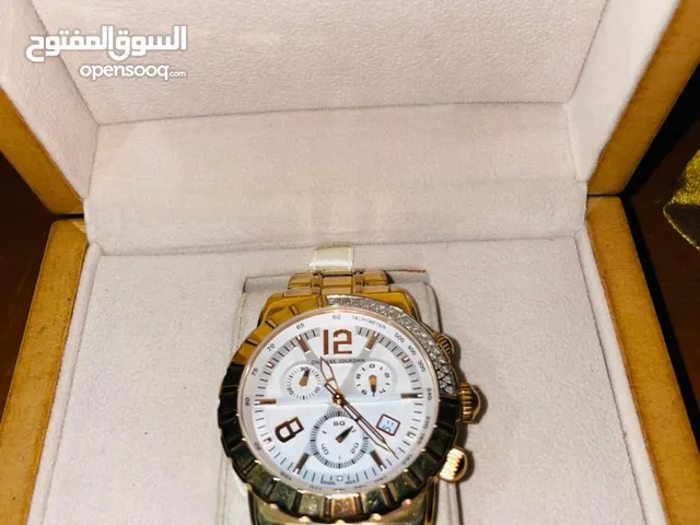 للبيع ساعة فاخرة من ماركة “charles jourdan” السويسرية الأصلية – قطعة فنية نادرة!