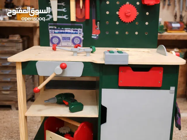 طاولة ورشة أطفال خشبية