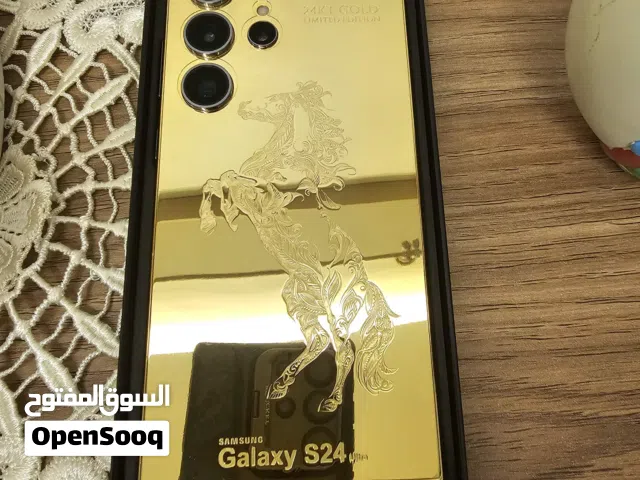 Galaxy S24 Ultra استعمال خفيف مطلي بي دهب عيار24خباش واحد مافيشي