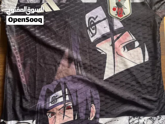 كلر كرة منتخب يابان تعاون انمي ناروتو مقاس ميديوم مستعل بحالة ممتازة مع كيس