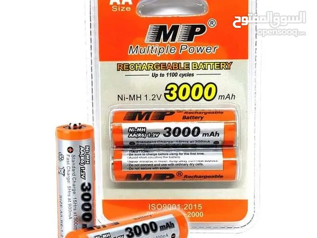 بطارية شحن قلم AA نوع MP  3000MAH  جوز